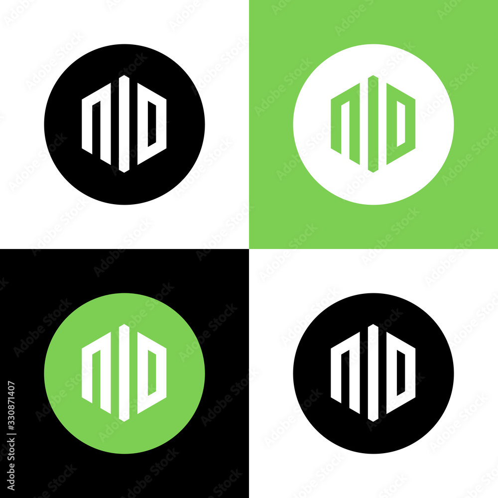 Creative letter NID logo design, initial based alphabet symbol Creative letter NID logo design, initial based alphabet symbol