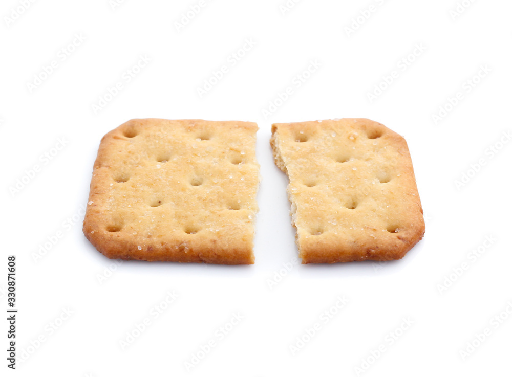 Cracker isolated on white Cracker isolated on white