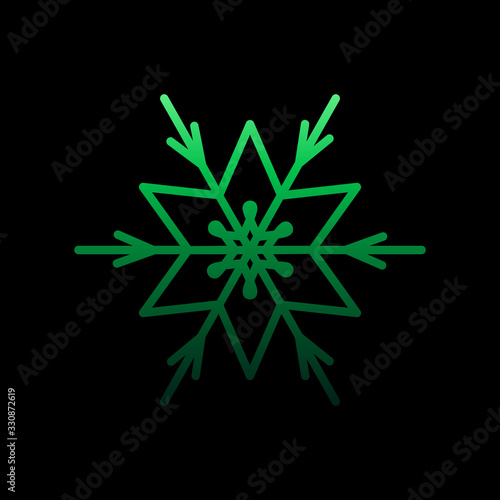 Snowflake, snow, winter nolan icon. Simple thin line, outline vector of snowflakes icons for ui and ux, website or mobile application