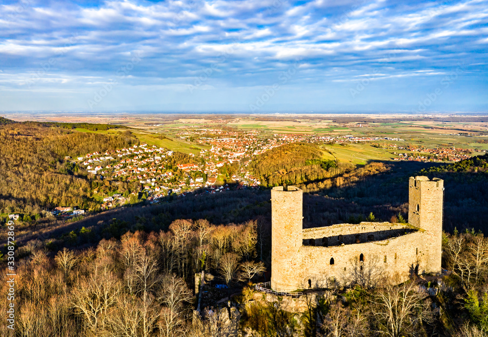 Andlau castle in the Vosges Mountains, France