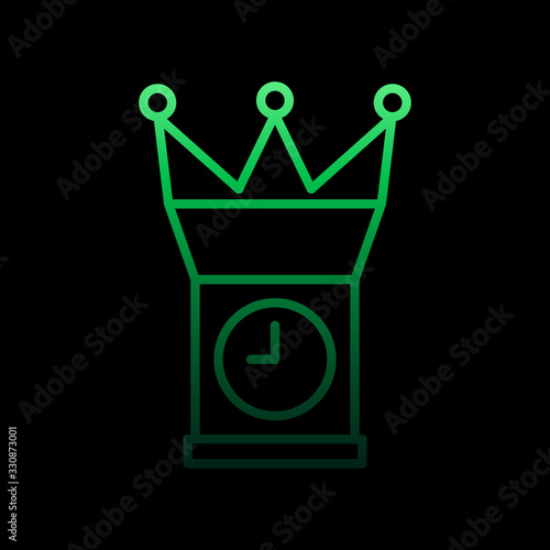 Prime time nolan icon. Simple thin line, outline vector of time icons for ui and ux, website or mobile application