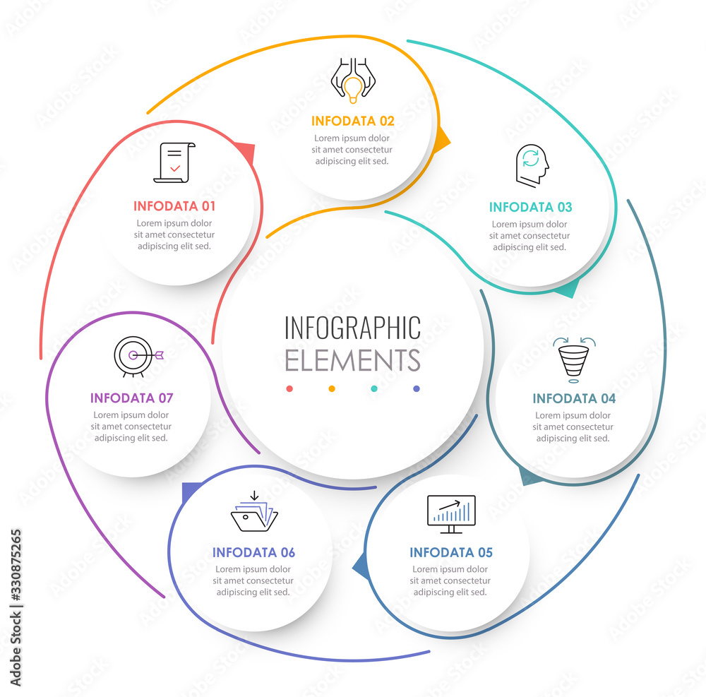 Vector infographic template Vector infographic template