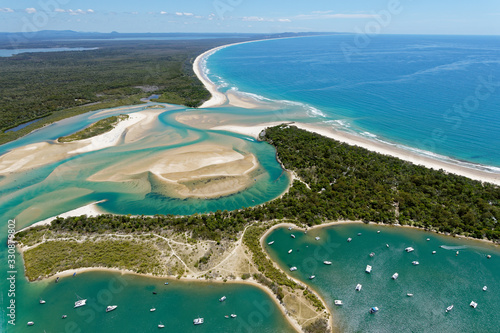 Noosa River Mouth looking north photo