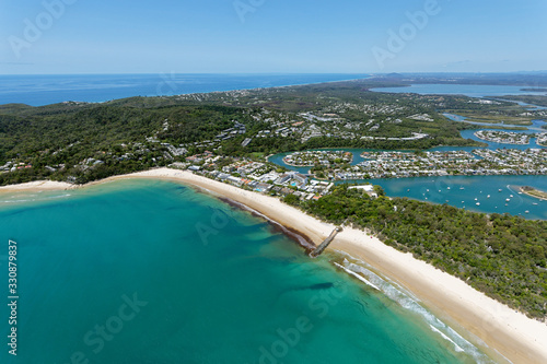 Noosa Main Beach looking south-east photo