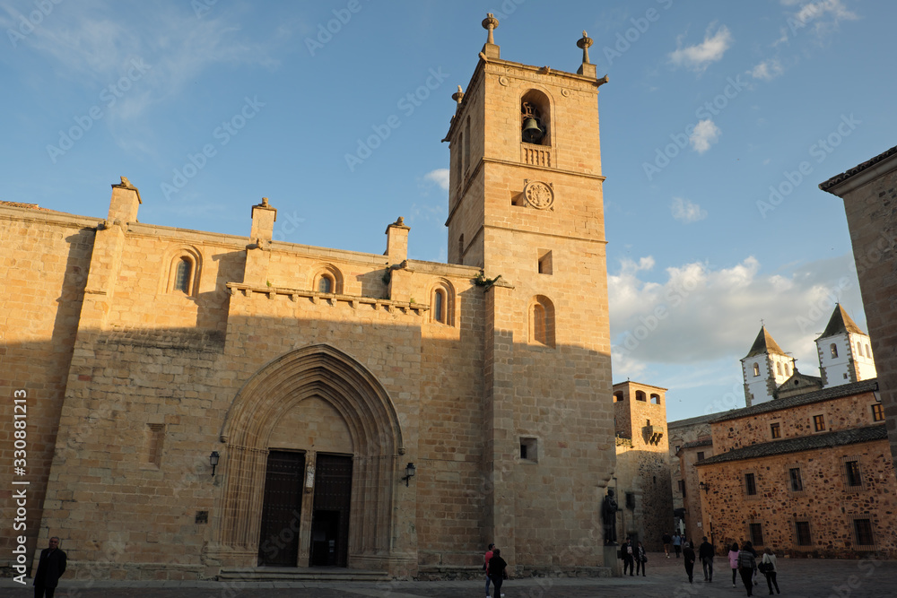 Concatedral de Santa María de Cáceres, ciudad patrimonio de la Humanidad.