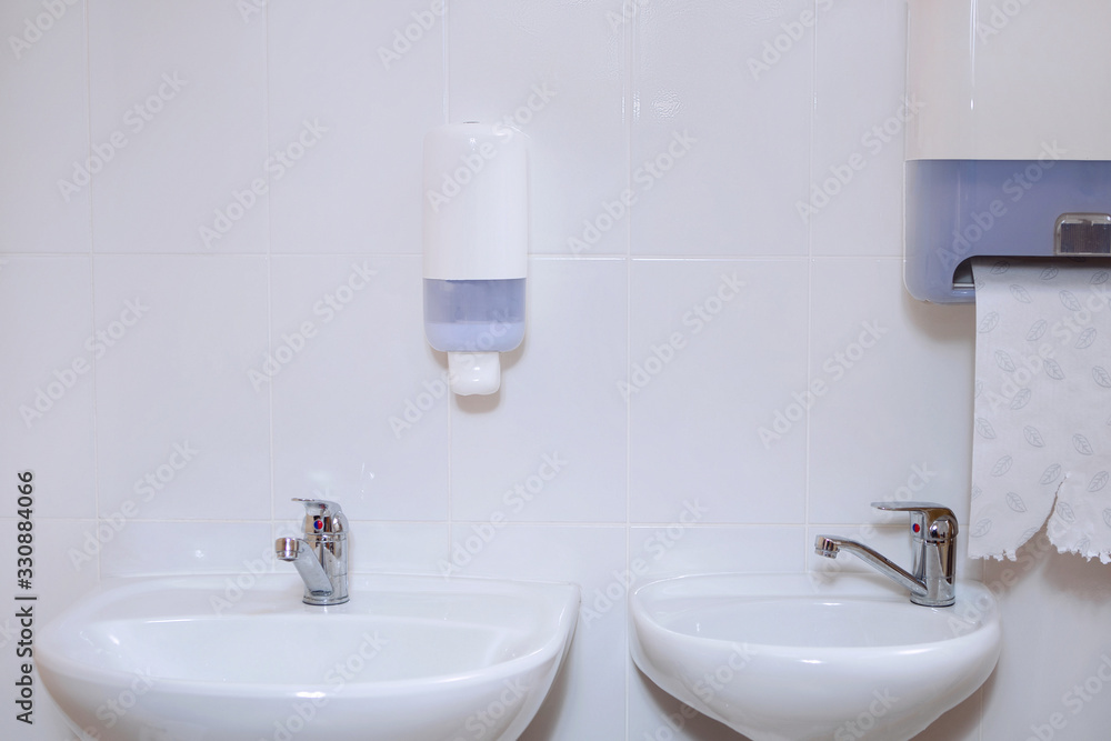 Fototapeta premium Interior of the bathroom.