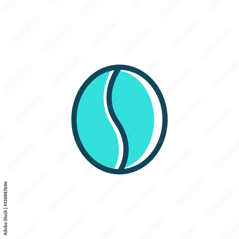 Naklejka premium Coffee Bean icon