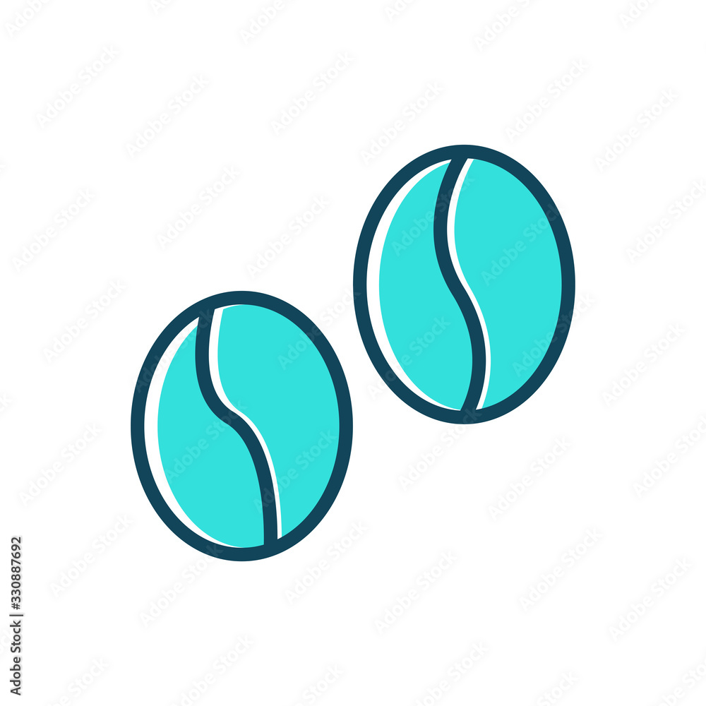Fototapeta premium Coffee Bean icon