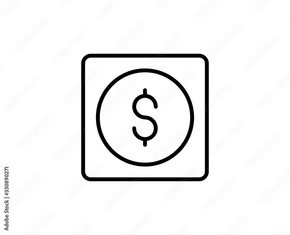 Finance line icon Finance line icon