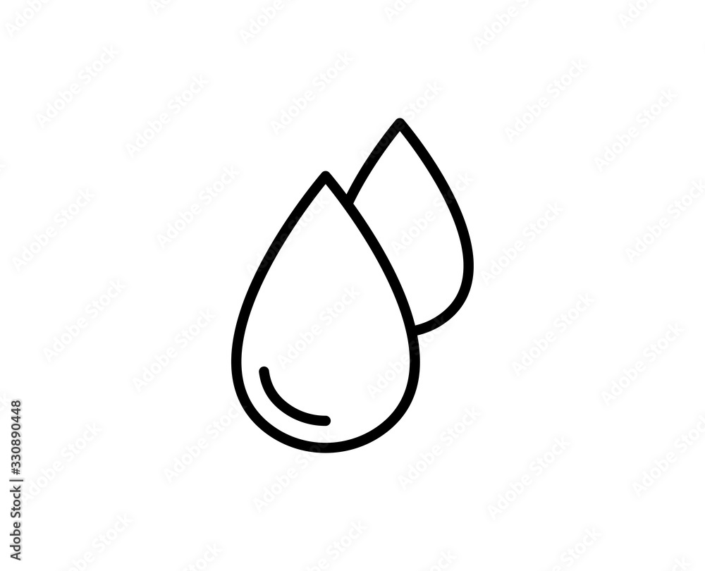 Water line icon Water line icon