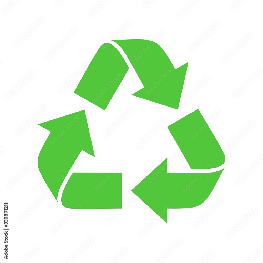 Recycle symbol design. Vector illustration. Recycle symbol design. Vector illustration.