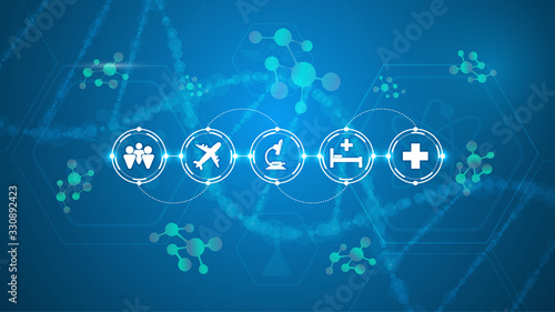 operating disease control medical healthcare processing system concept background