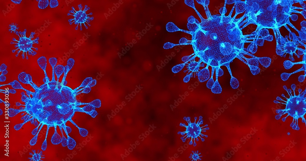 Coronavirus cells COVID-19 Infectious disease. Fast transmission of disease. High concentration of coronavirus. 3D rendering 3D illustration 3D rendering Coronavirus cells COVID-19 Infectious disease. Fast transmission of disease. High concentration of coronavirus. 3D rendering 3D illustration 3D rendering
