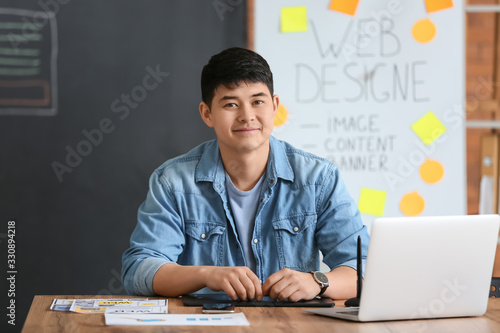 Portrait of male IT designe...
