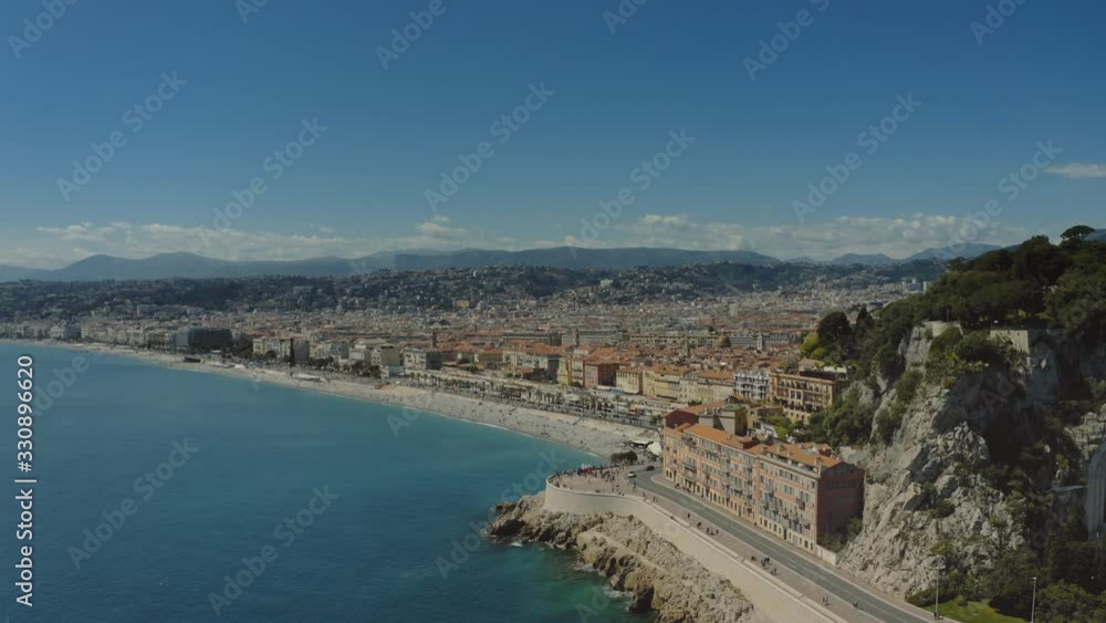 Côte d'Azur Nice aerial view Côte d'Azur Nice aerial view