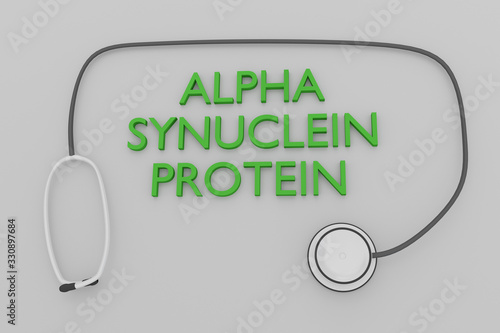 ALPHA-SYNUCLEIN PROTEIN concept photo