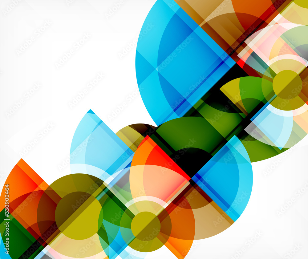 Abstract background, circle and triangle design round shapes overlapping. Geometric trendy template. Vector Illustration For Wallpaper, Banner, Background, Card, Book Illustration, landing page Abstract background, circle and triangle design round shapes overlapping. Geometric trendy template. Vector Illustration For Wallpaper, Banner, Background, Card, Book Illustration, landing page