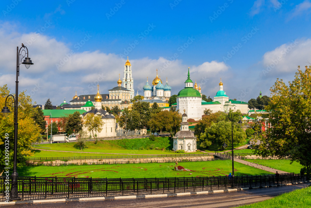 View of Trinity Lavra of St. Sergius in Sergiev Posad, Russia
