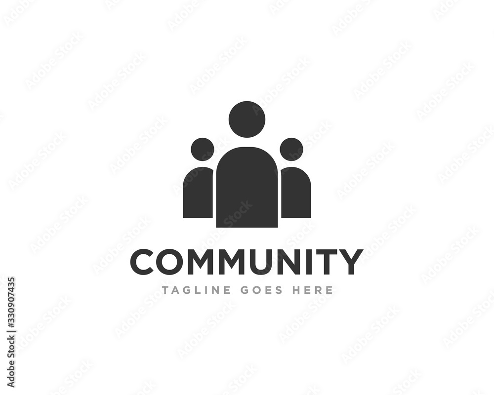 Community Logo Icon Design Vector Community Logo Icon Design Vector