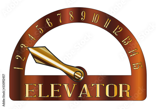 Isolated Elevator Floor Indicator