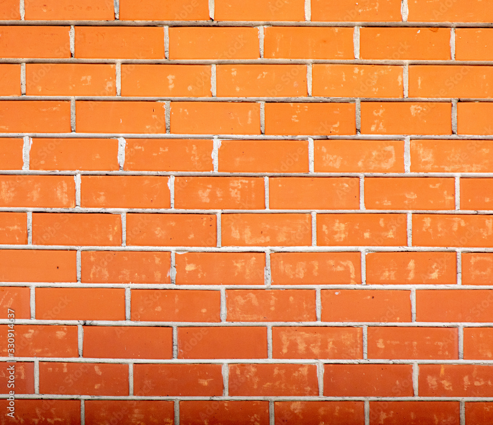Obraz premium Red brick wall as abstract background