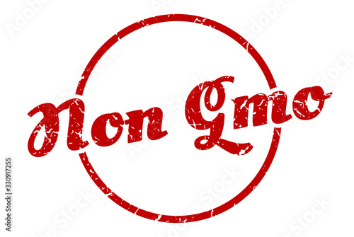 non gmo sign. non gmo round vintage grunge stamp. non gmo