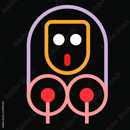 neon avatar set