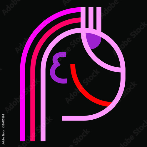 neon avatar set