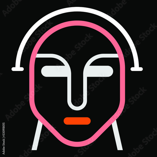 neon avatar set