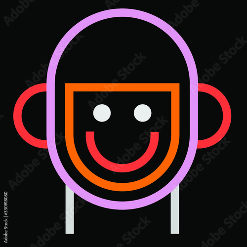 neon avatar set