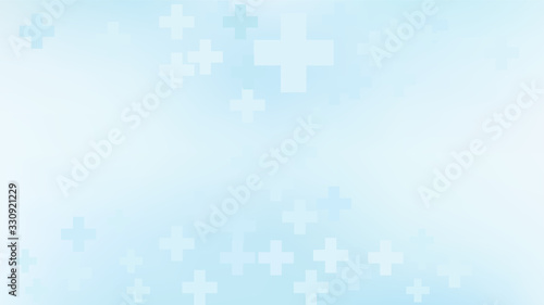 Geometric symbol background In blue tones (medical)