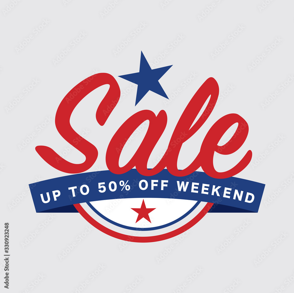 50 Percent Sale Banner Label Vector Illustration 50 Percent Sale Banner Label Vector Illustration
