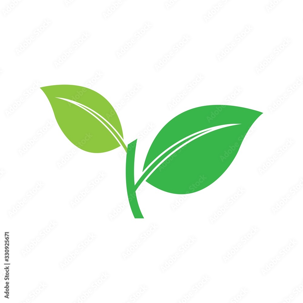 Leaf icon Vector Illustration design Logo Leaf icon Vector Illustration design Logo