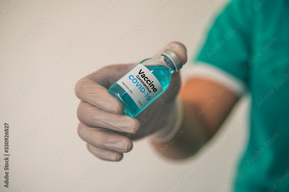 Vaccine and syringe injection. It use for prevention,immunization and treatment from corona virus infection(novel coronavirus disease 2019,COVID-19,nCoV 2019 from Wuhan). Medicine infectious concept. Vaccine and syringe injection. It use for prevention,immunization and treatment from corona virus infection(novel coronavirus disease 2019,COVID-19,nCoV 2019 from Wuhan). Medicine infectious concept.