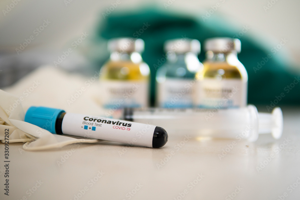 blood test result for the new rapidly spreading Coronavirus, originating in Wuhan, China blood test result for the new rapidly spreading Coronavirus, originating in Wuhan, China