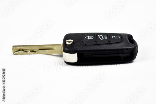 car key isolated on white background © Igor