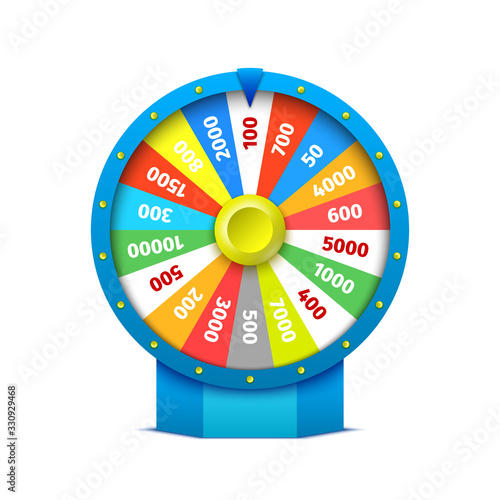 Colorful сasino roulette. Vector illustration.