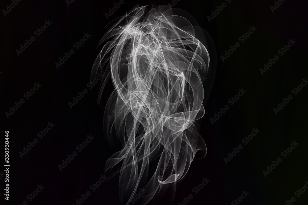 abstract colored dust explosion on a black background.abstract powder splatted background.	
