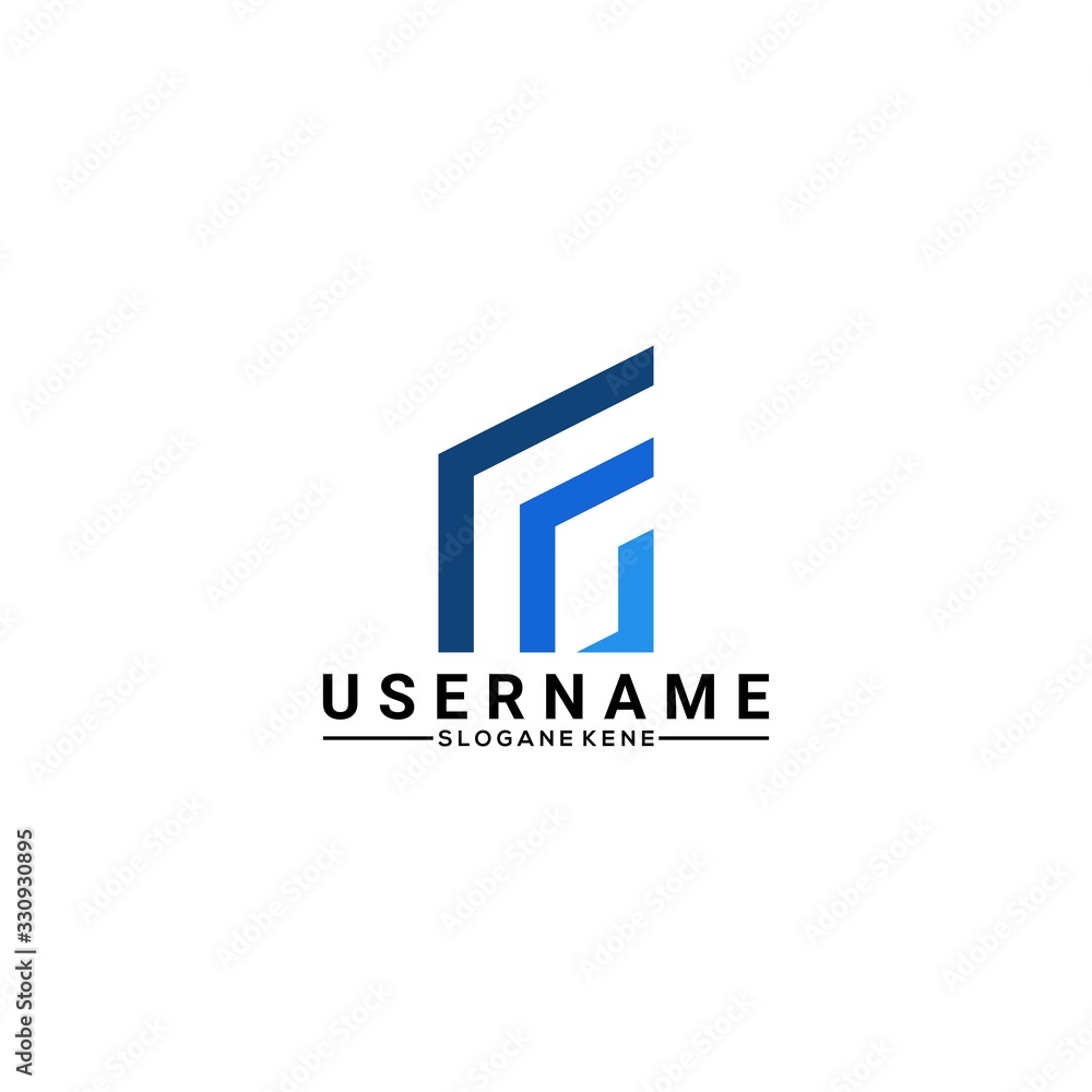 letter f and g logo designs vector letter f and g logo designs vector