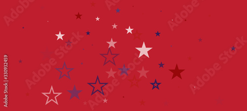 National American Stars Vector Background. USA Labor Veteran's Memorial Independence 11th of November President's 4th of July Day 