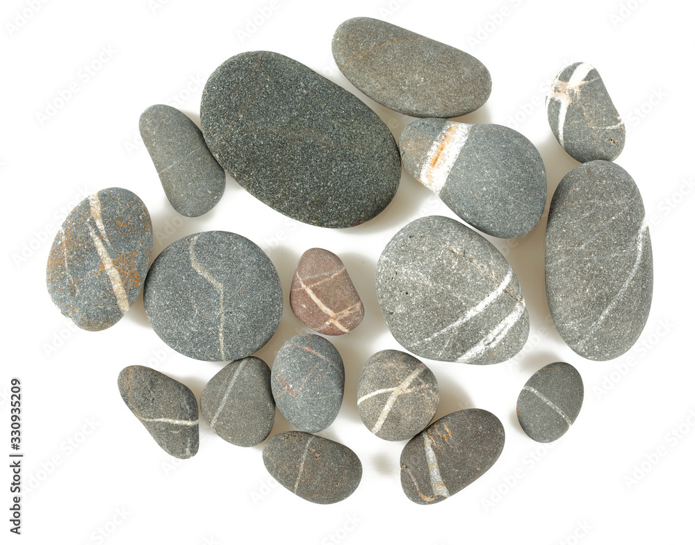 pebbles isolated on white background pebbles isolated on white background