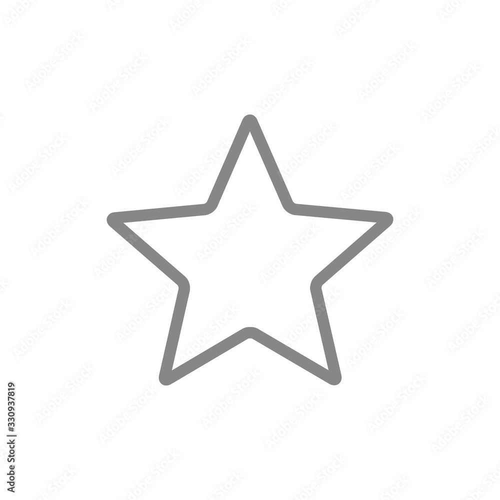 Star, customer reviews line icon. Rating, add to favorites, win symbol Star, customer reviews line icon. Rating, add to favorites, win symbol