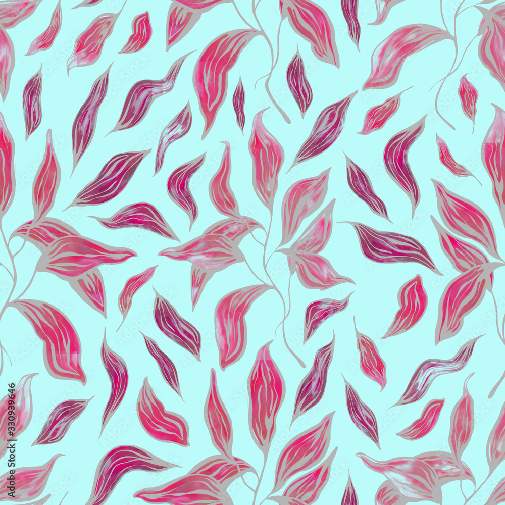 seamless pattern with leaves seamless pattern with leaves