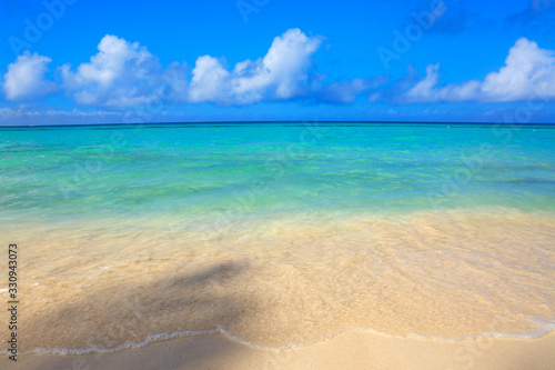 Caribbean sea and blue sky. © Swetlana Wall