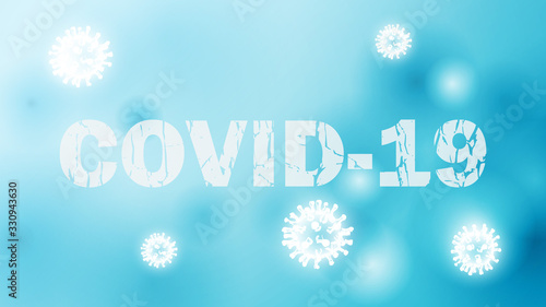 Koronavirus covid-19. Ilustracja wektorowa.