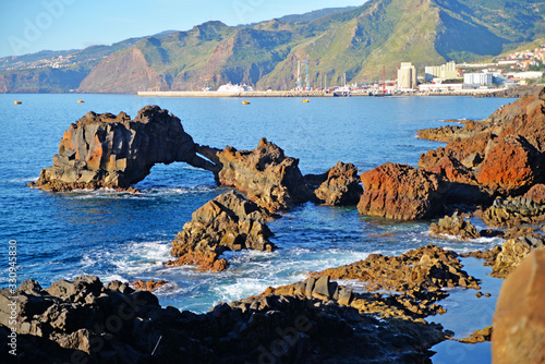 rocks and sea Madeira island