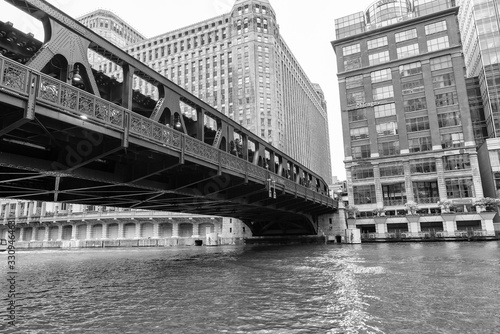 Chicago and its bridges connecting the city