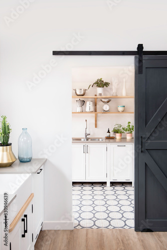 Detail photo of kitchen and scullery