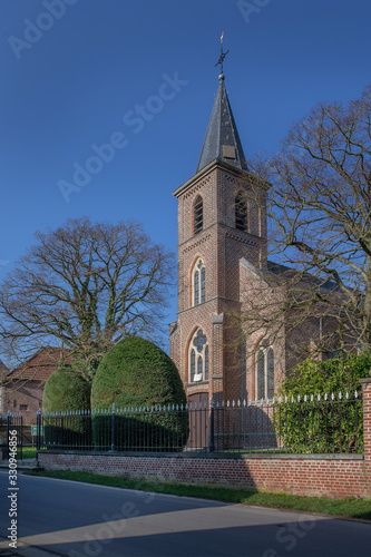 Horebeke East Flanders Belgium. Church at Geuzenhoek