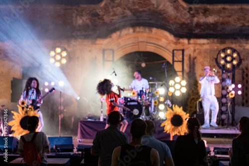Bontida, Romania - 2019 Electric Castle: Artist performing live on the main stage at  festival.